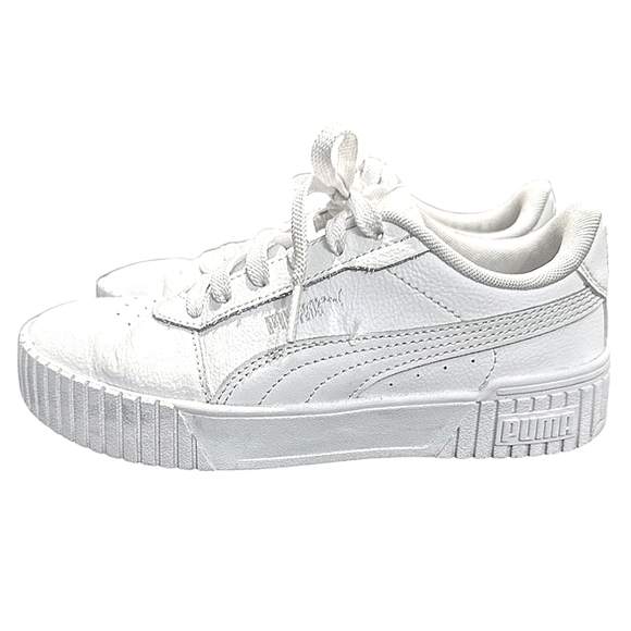 Puma Platform White Sneakers women's 6 - Picture 1 of 6
